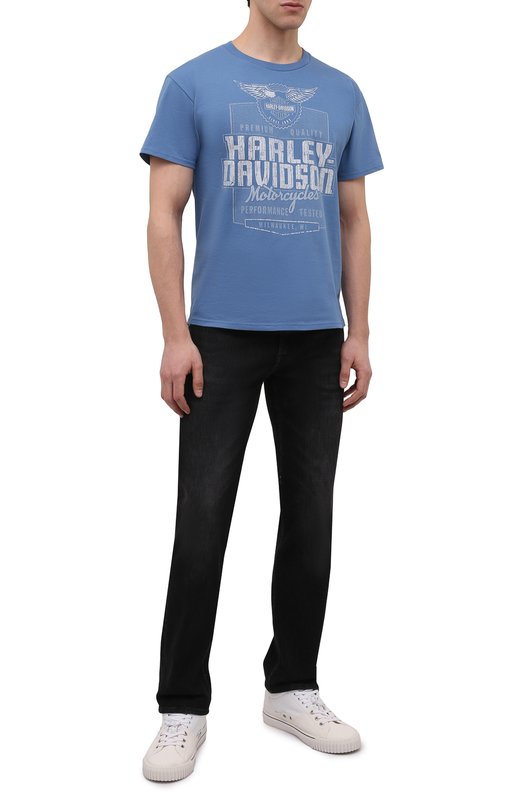 фото Хлопковая футболка harley-davidson