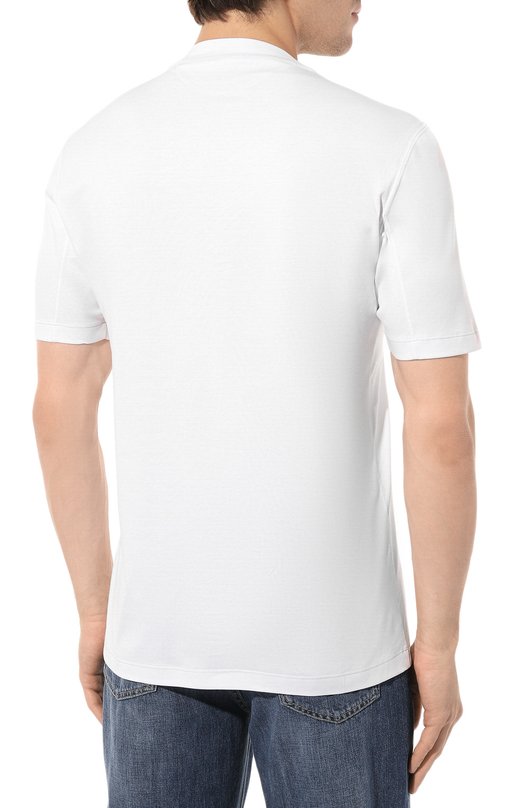 фото Хлопковая футболка brunello cucinelli