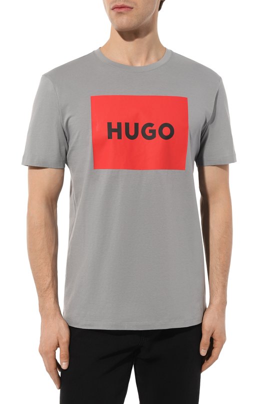 фото Хлопковая футболка hugo