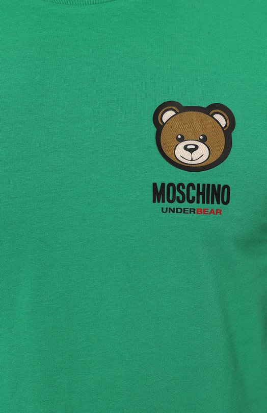 фото Хлопковая футболка moschino