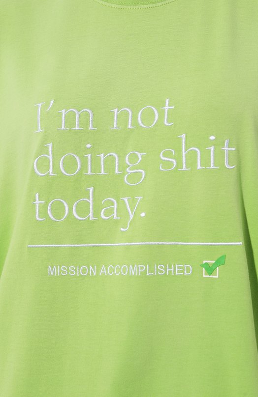 фото Хлопковая футболка vetements