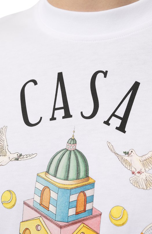 фото Хлопковая футболка casablanca