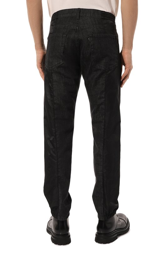 фото Комбинированные джинсы moschino