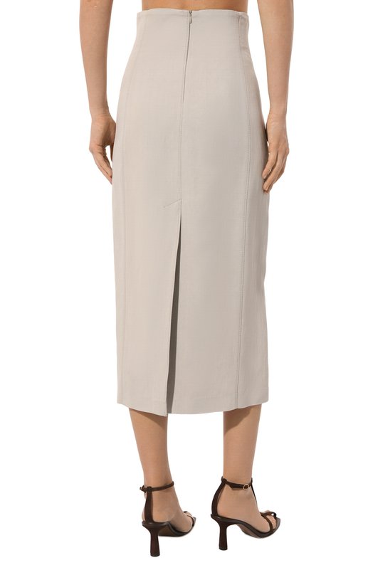 фото Юбка из вискозы и льна brunello cucinelli