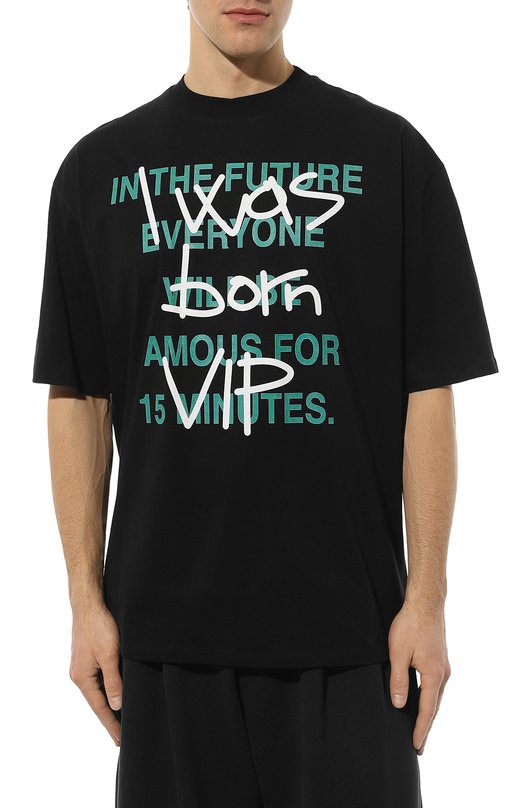 фото Хлопковая футболка diego venturino