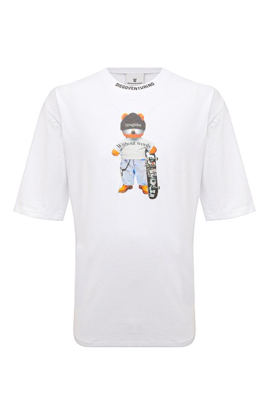 фото Хлопковая футболка diego venturino