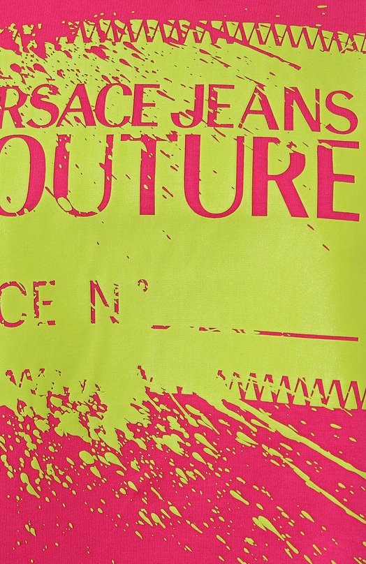 фото Хлопковая футболка versace jeans couture
