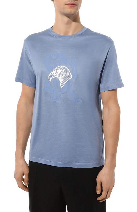 фото Хлопковая футболка stefano ricci