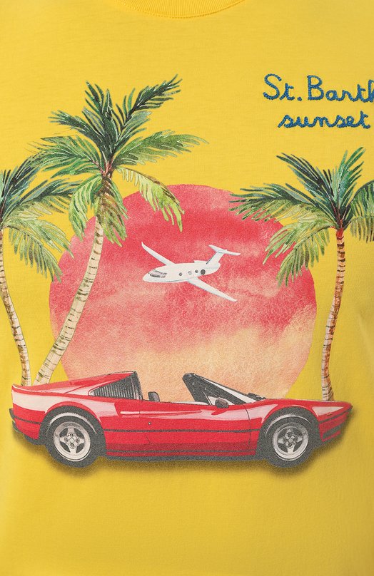 фото Хлопковая футболка mc2 saint barth