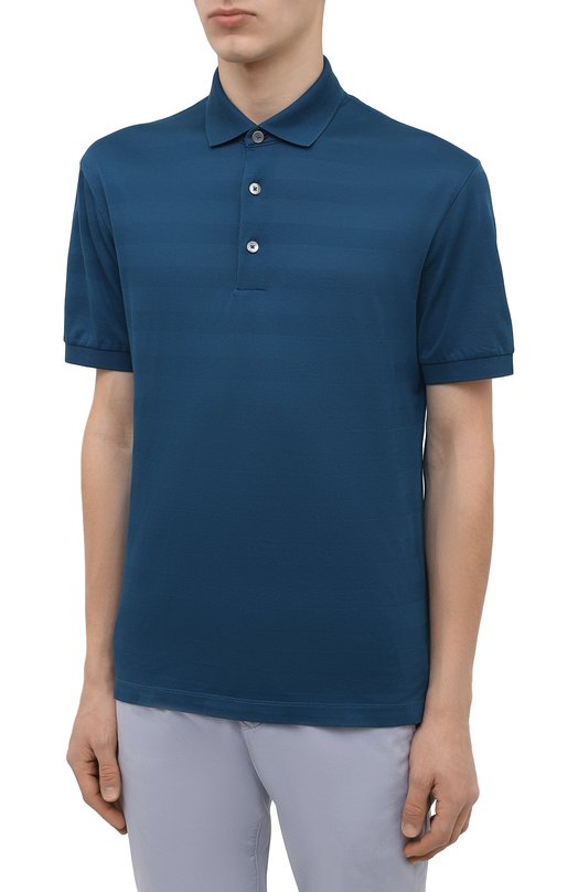фото Хлопковое поло ermenegildo zegna