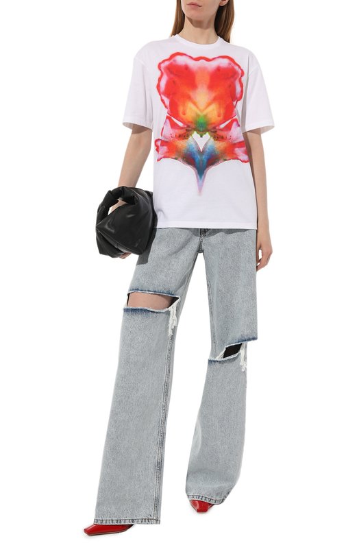 фото Хлопковая футболка alexander mcqueen