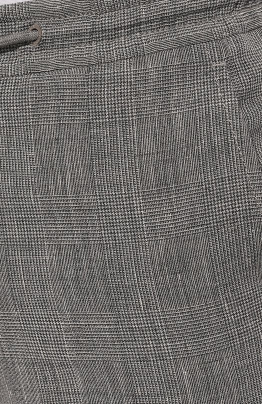 фото Брюки изо льна и шерсти corneliani