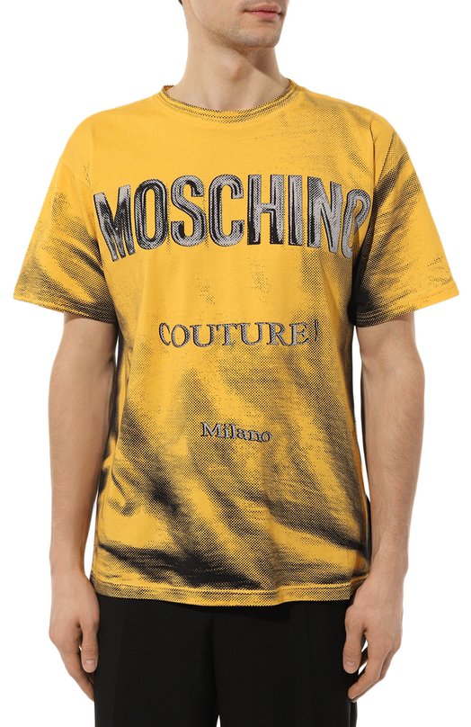 фото Хлопковая футболка moschino