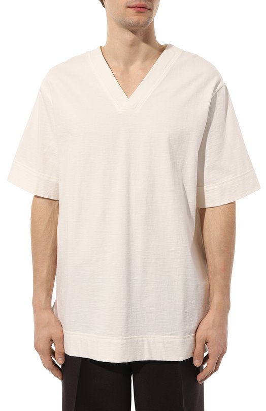 фото Хлопковая футболка jil sander