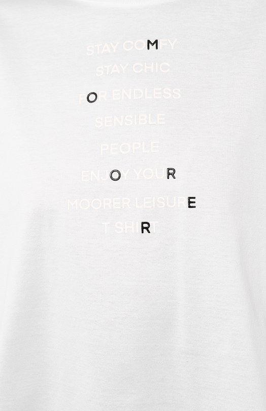 фото Хлопковая футболка moorer