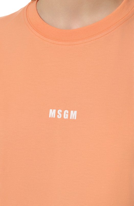 фото Хлопковая футболка msgm