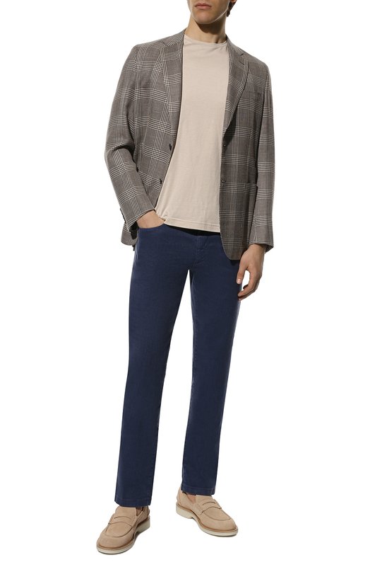 фото Брюки изо льна и хлопка loro piana