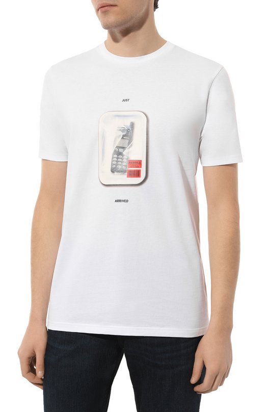 фото Хлопковая футболка boss orange