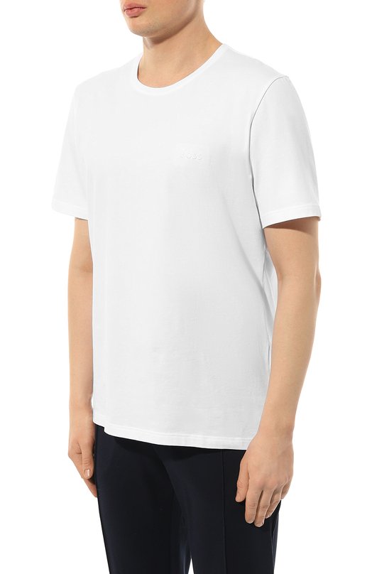 фото Хлопковая футболка boss