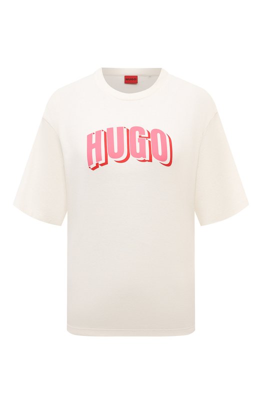 фото Хлопковая футболка hugo