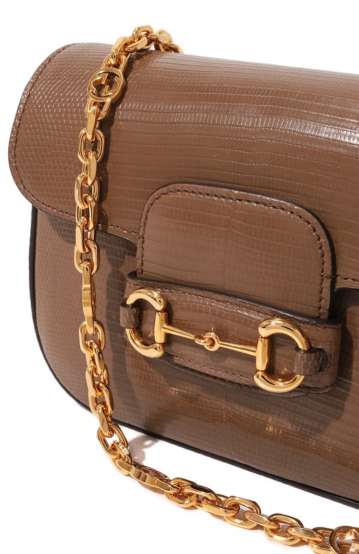 фото Сумка 1955 horsebit mini из кожи варана gucci