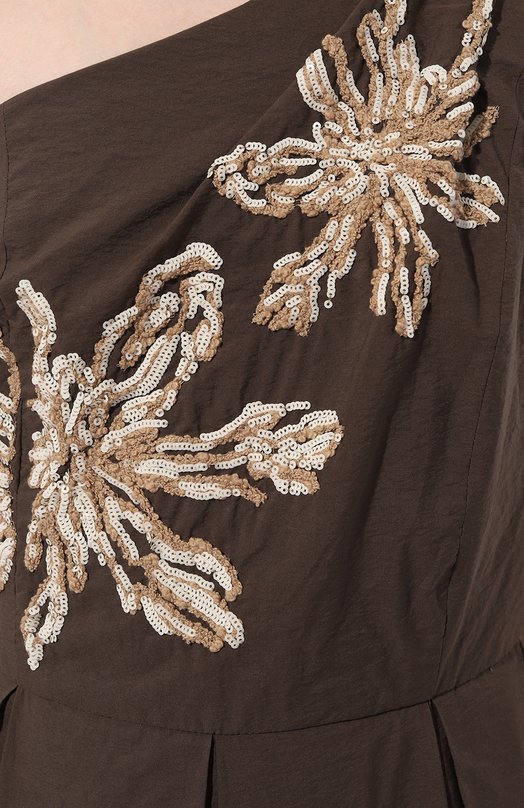 фото Хлопковое платье brunello cucinelli