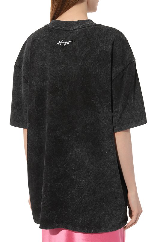 фото Хлопковая футболка hugo