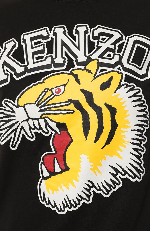 фото Хлопковая футболка kenzo