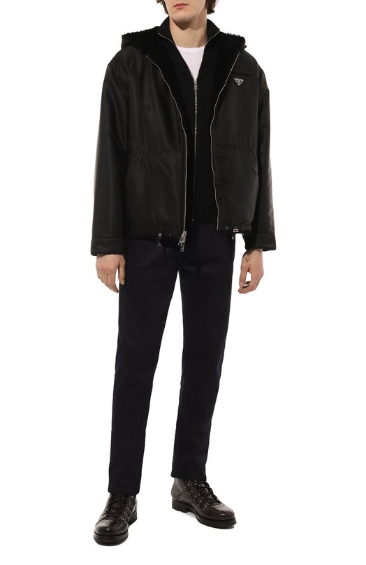 фото Ботинки из кожи каймана prada