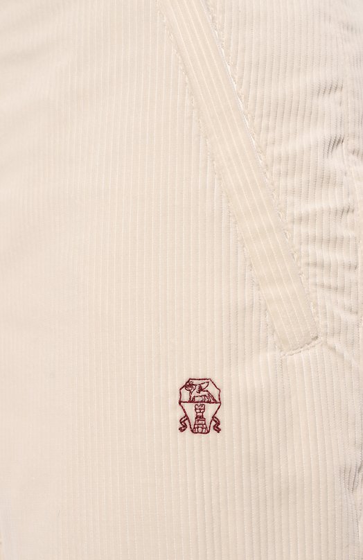 фото Хлопковые брюки brunello cucinelli
