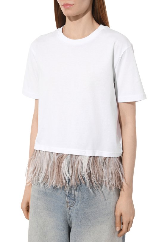 фото Хлопковая футболка simonetta ravizza