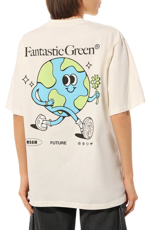 фото Хлопковая футболка msgm