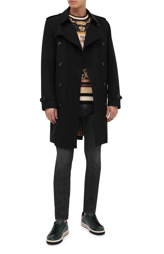 фото Кеды из кожи крокодила dolce & gabbana