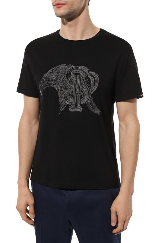 фото Хлопковая футболка stefano ricci