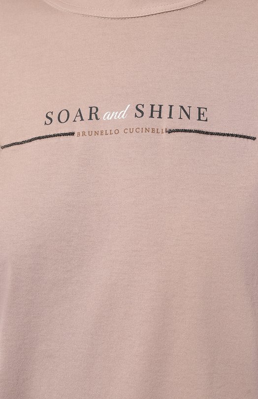 фото Хлопковая футболка brunello cucinelli