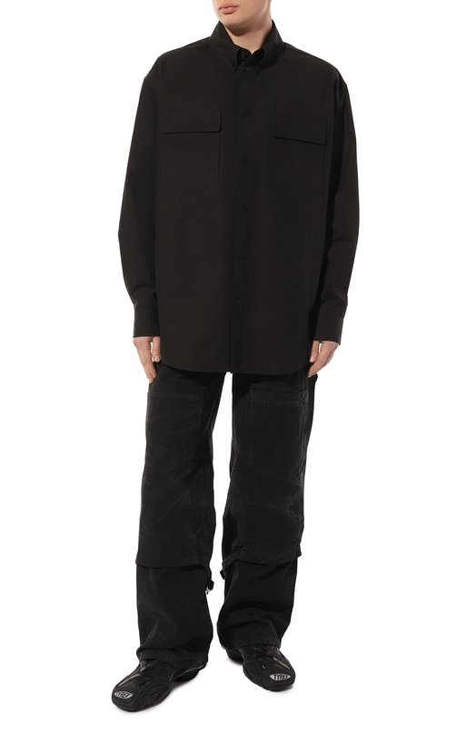 фото Хлопковые брюки off-white