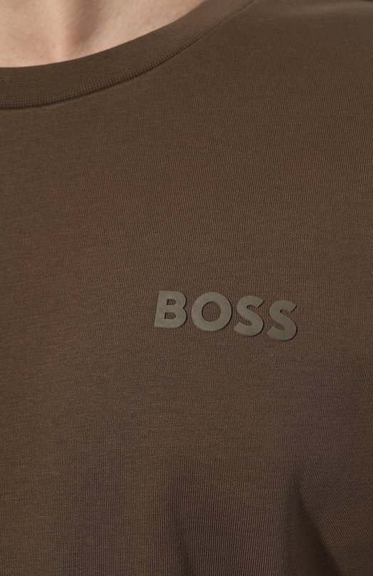 фото Хлопковая футболка boss