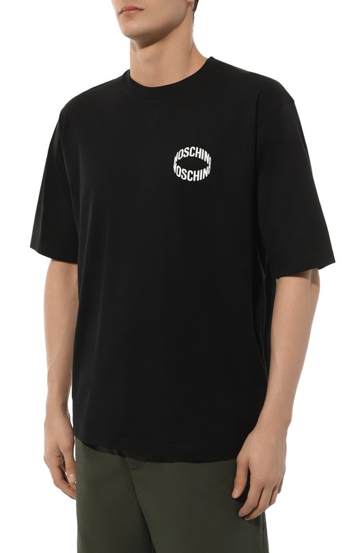 фото Хлопковая футболка moschino