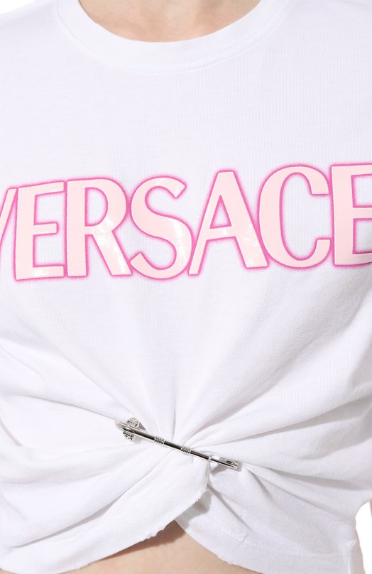 фото Хлопковая футболка versace