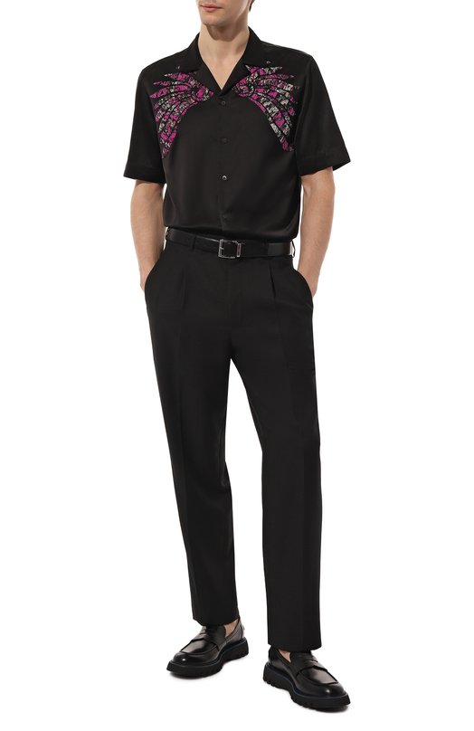 фото Рубашка из вискозы и хлопка dries van noten