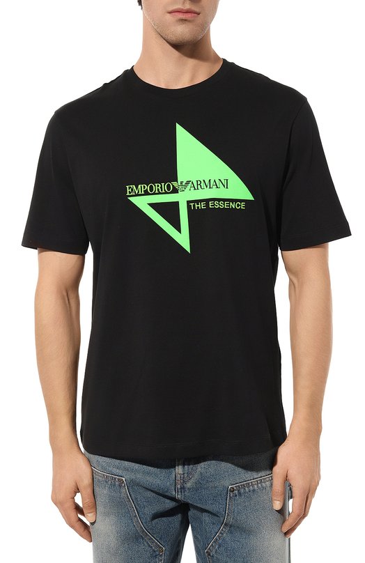 фото Хлопковая футболка emporio armani