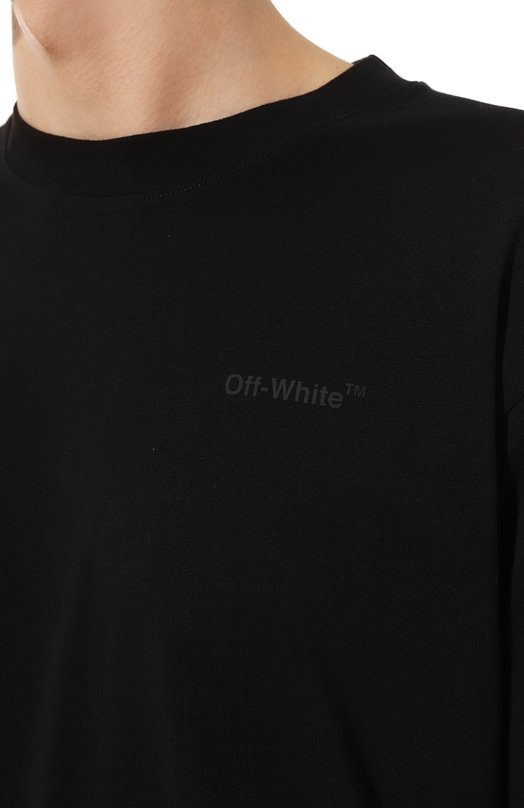 фото Хлопковая футболка off-white