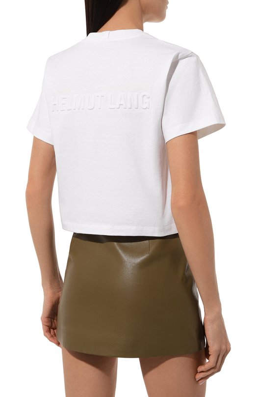 фото Хлопковая футболка helmut lang