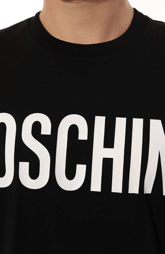 фото Хлопковая футболка moschino