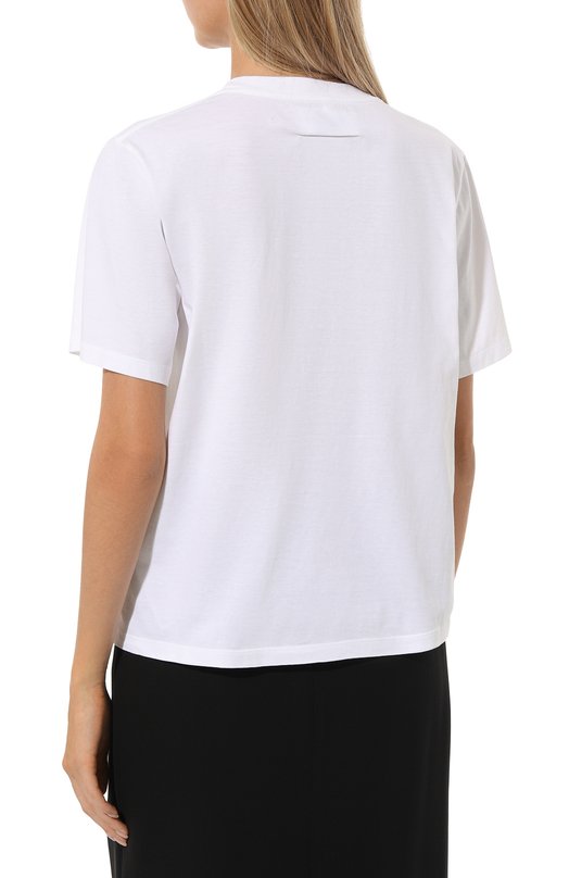 фото Хлопковая футболка mm6