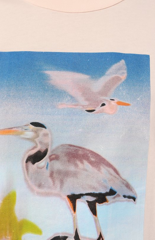 фото Хлопковая футболка heron preston