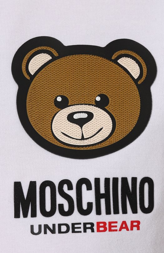 фото Хлопковая футболка moschino