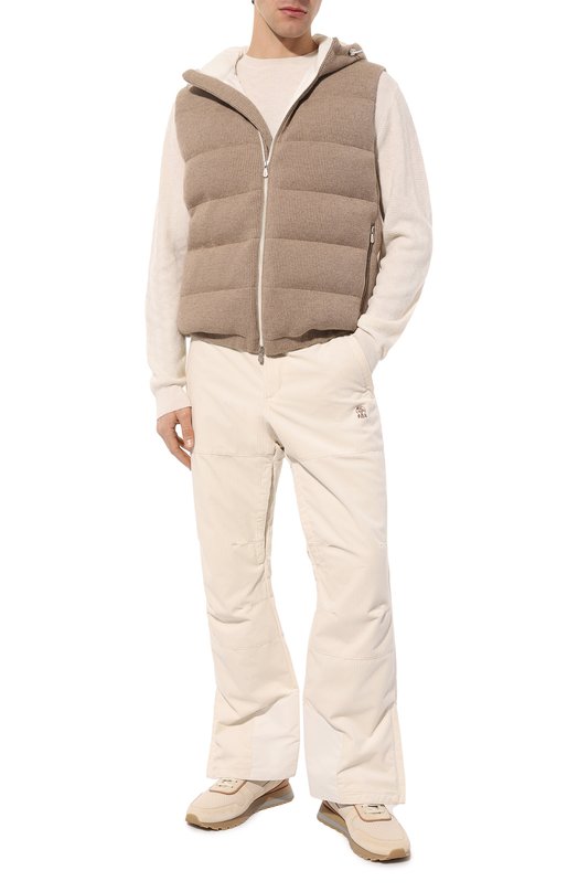 фото Хлопковые брюки brunello cucinelli