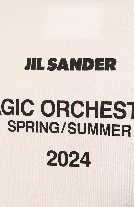 фото Хлопковая футболка jil sander