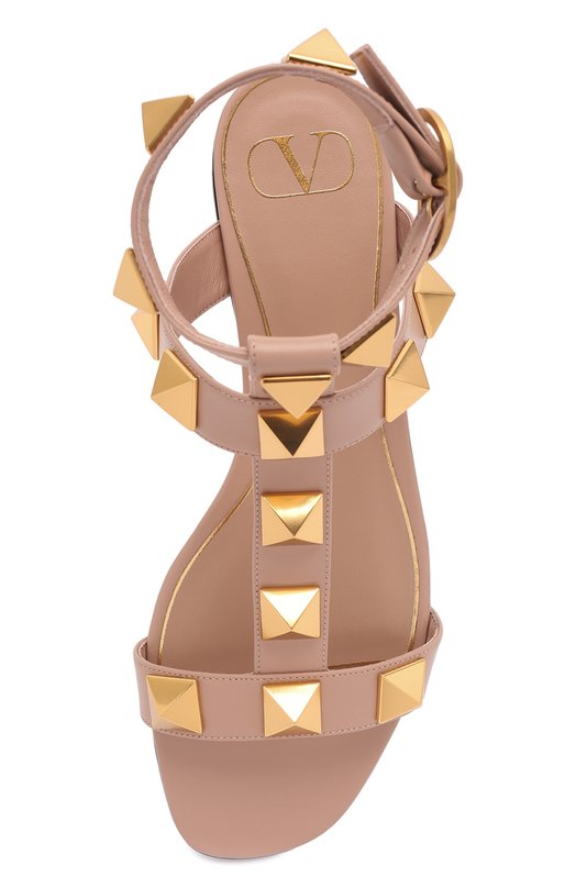 фото Кожаные сандалии roman stud valentino